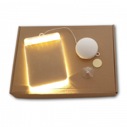 Square Hanging LED Light Up